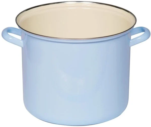 Riess Emaille Riess Topf Aus Emaille In Pastell-blau 1