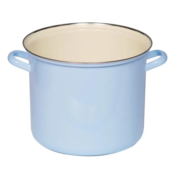 Riess Emaille Riess Topf Aus Emaille In Pastell-blau 3