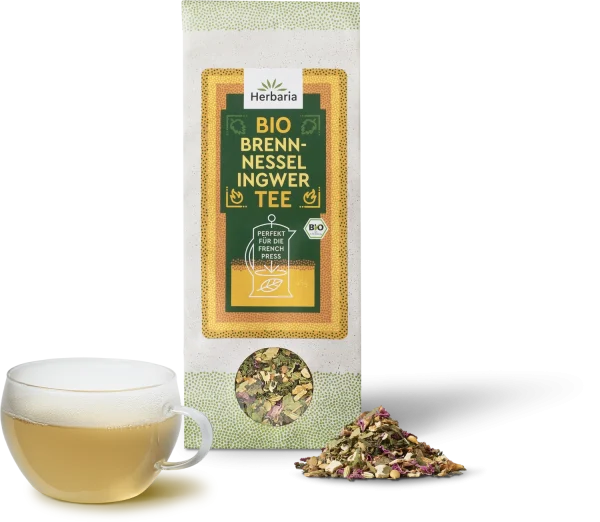Herbaria Teemischung Brennnessel-Ingwer 45g Bio, Lose 1