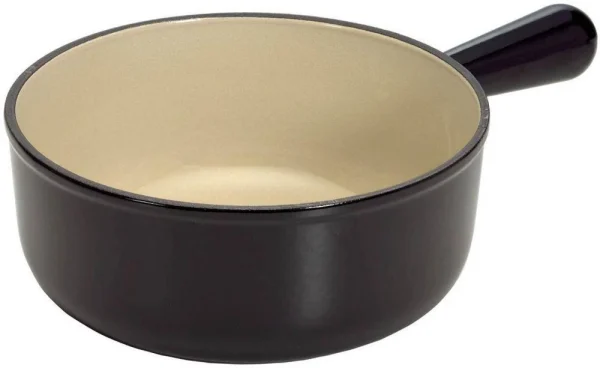 Le Creuset Caquelon Aus Gusseisen In Schwarz 1
