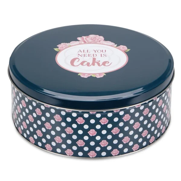 Städter Gebäckdose All You Need Is Cake Ø 22 Cm / H 9,5 Cm Bunt Rund 1