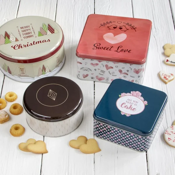 Städter Gebäckdose All You Need Is Cake 16,5 X 16,5 X 8 Cm Bunt Quadr 4