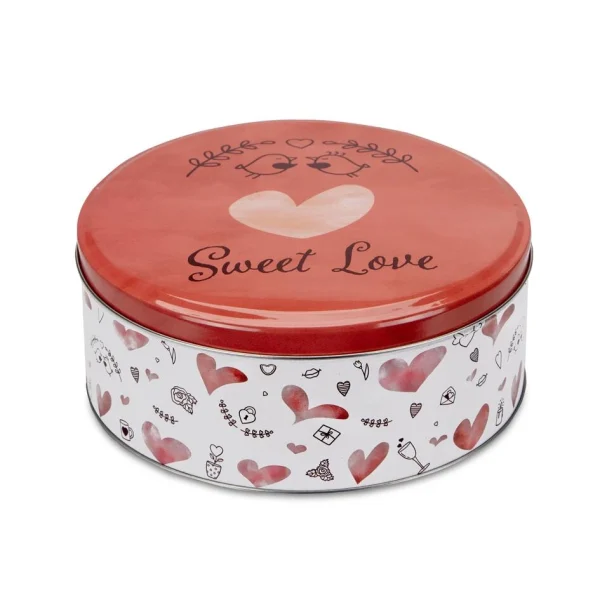 Städter Gebäckdose Sweet Love Ø 16,5 Cm / H 8 Cm Bunt Rund 1