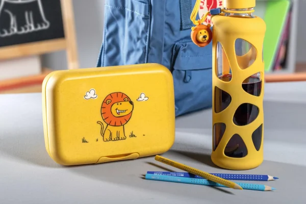 Leonardo Brotdose BAMBINI Gelb Löwe 3