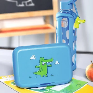 Leonardo Brotdose BAMBINI Blau Krokodil 6