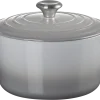 Le Creuset Hoher Bräter Signature Rund In Perlgrau 23