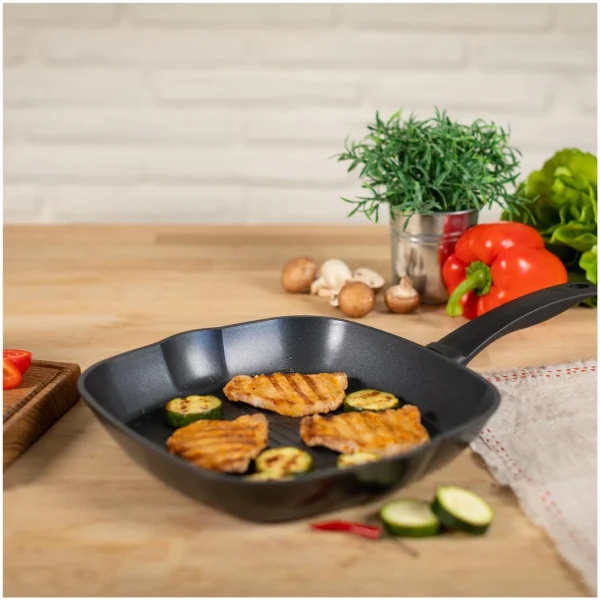 Kuhn Rikon Easy Induction Grillpfanne 26x26cm 5