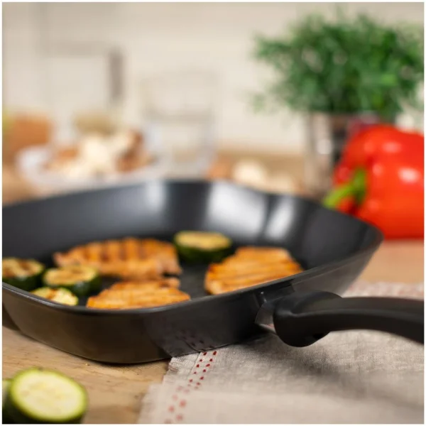 Kuhn Rikon Easy Induction Grillpfanne 26x26cm 4