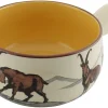 Kuhn Rikon Caquelon Steinbock Rand Dunkelbraun ø 20cm 17