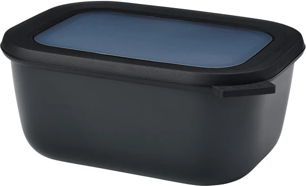 Mepal Multischüssel Cirqula Rechteckig 1500 Ml – Nordic Black 1