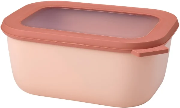 Mepal Multischüssel Cirqula Rechteckig 1500 Ml – Nordic Blush 1