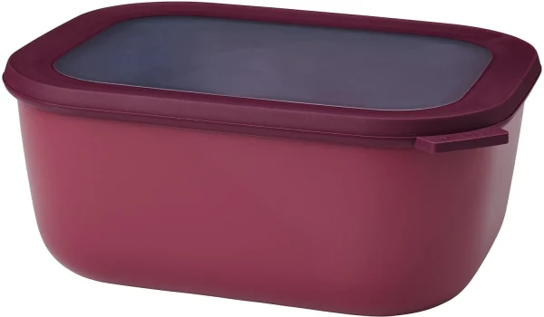 Mepal Multischüssel Cirqula Rechteckig 3000 Ml – Nordic Berry 1