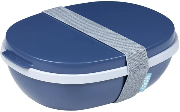 Mepal Lunchbox Ellipse Duo – Nordic Denim 1