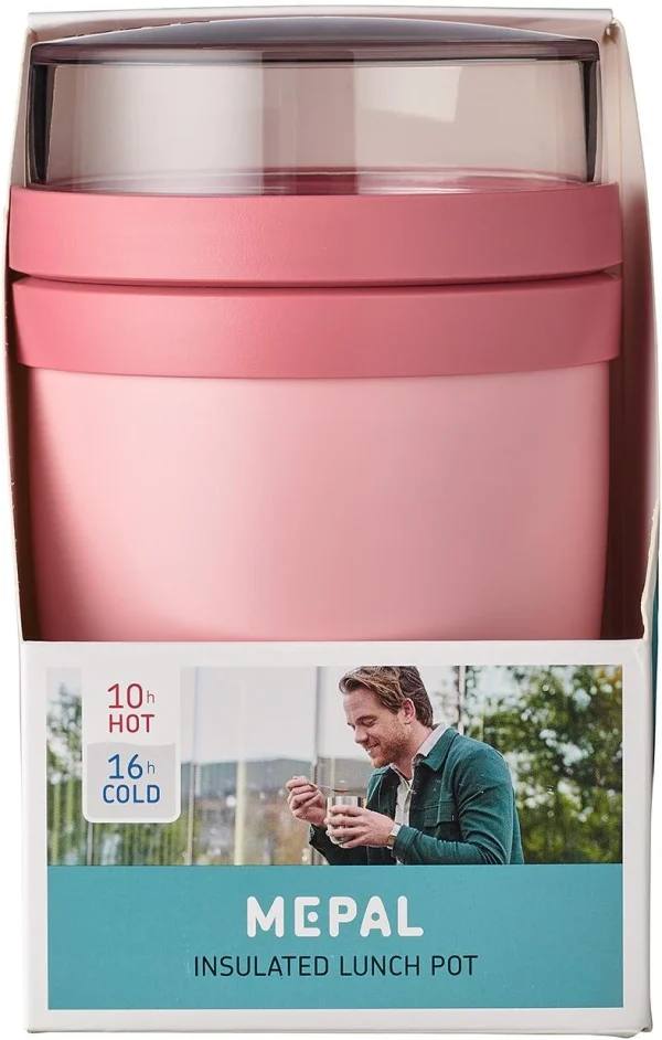 Mepal Thermo Lunchpot Ellipse – Nordic Pink 3