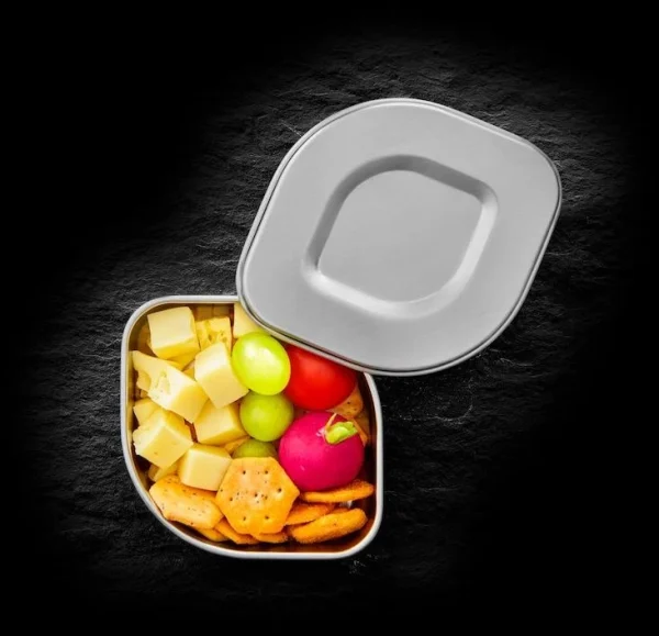 Lurch Lunchbox Snackdose Edelstahl 4
