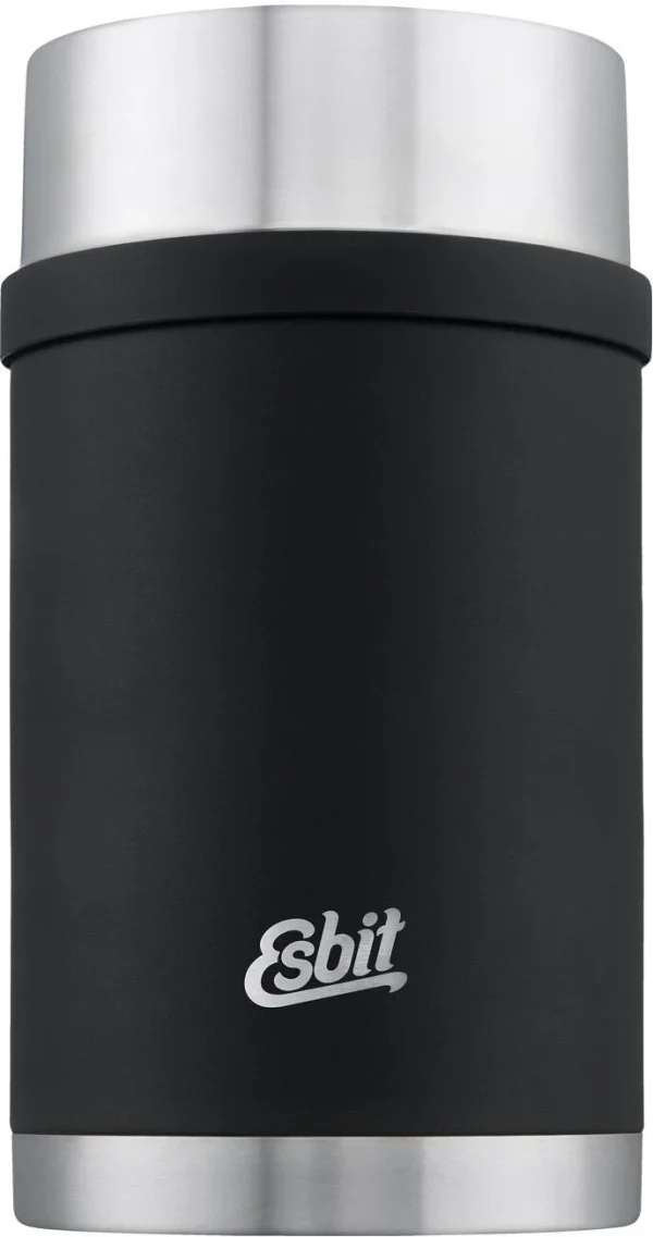 Esbit SCULPTOR Edelstahl Thermobehälter, 1L, Schwarz 1