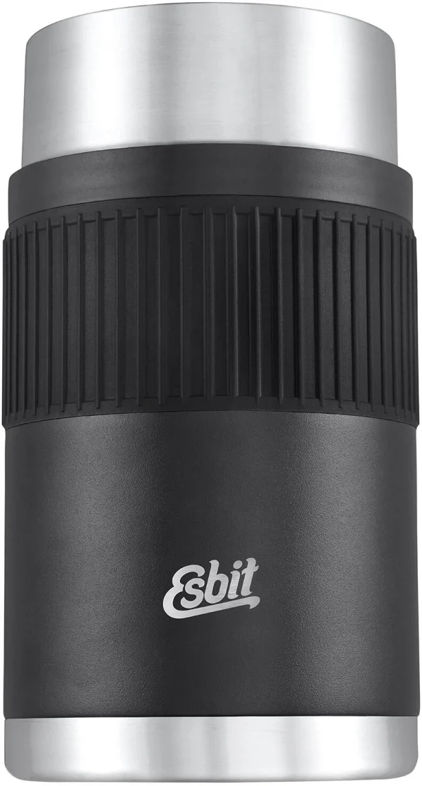 Esbit SCULPTOR Edelstahl Thermobehälter Mit Manschette, 1L, Schwarz 1