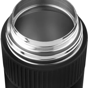 Esbit SCULPTOR Edelstahl Thermobehälter Mit Manschette, 1L, Schwarz 9