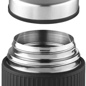 Esbit SCULPTOR Edelstahl Thermobehälter Mit Manschette, 1L, Schwarz 11