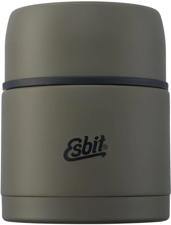 Esbit Edelstahl Thermobehälter “Food”, 0.5L, Olivgrün 1