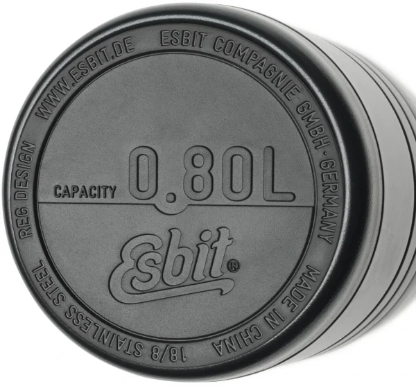 Esbit MAJORIS Edelstahl Thermobehälter, 0.8L, Schwarz 6