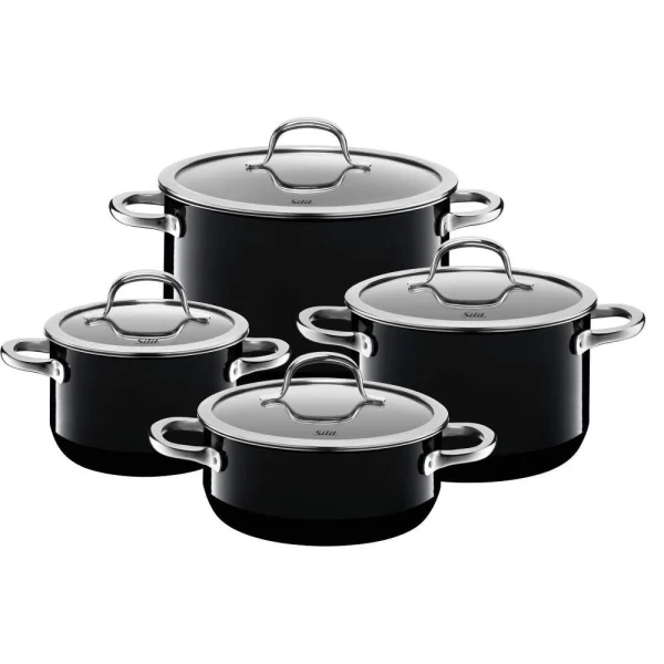 Silit Kochtopfset Passion Black, 4-teilig 1