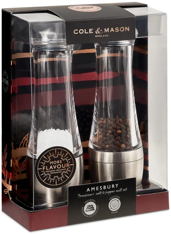 Cole & Mason Amesbury Salz- Und Pfeffermühle Geschenkset, 19 Cm 4