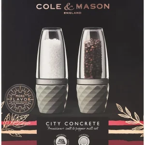 Cole & Mason City Concrete Salz- Und Pfeffermühle Geschenkset, 16 Cm 36