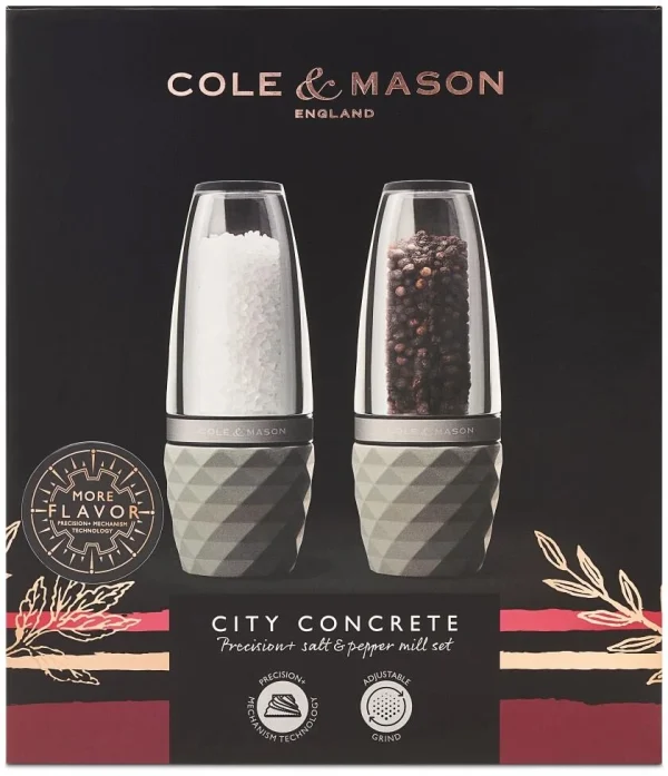 Cole & Mason City Concrete Salz- Und Pfeffermühle Geschenkset, 16 Cm 13