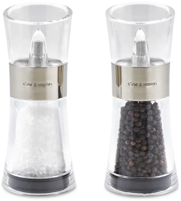 Cole & Mason Inverta Flip Salz- Und Pfeffermühle Geschenkset, 15,4 Cm 1