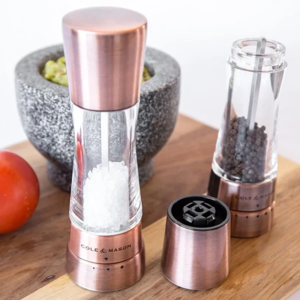 Cole & Mason Derwent Copper Salz- Und Pfeffermühle Geschenkset, 19 Cm 3
