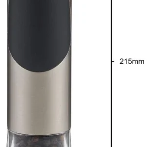Cole & Mason Richmond Elektronische Salz- Und Pfeffermühle, Geschenkset, Ungefüllt, 21,5 Cm 12