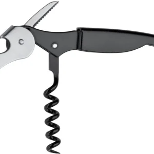 Triangle Kellnermesser Rostfrei Schwarz Mit Gelenk 6