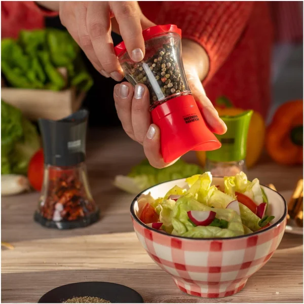 Kuhn Rikon Gewürzmühle Vase Mini Rot 4