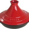 Staub Tajine Aus Gusseisen In Schwarz-kirschrot 20