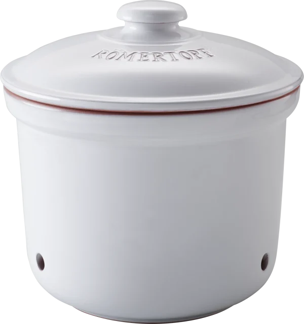 Römertopf Vorratstopf Frische-Topf MAXI PLUS, Weiß 1