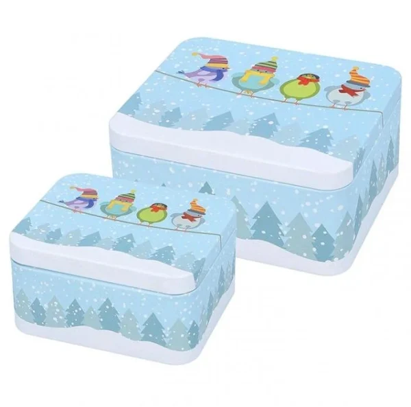 Birkmann Gebäckdosen-Set Christmas Birds (klein) 1