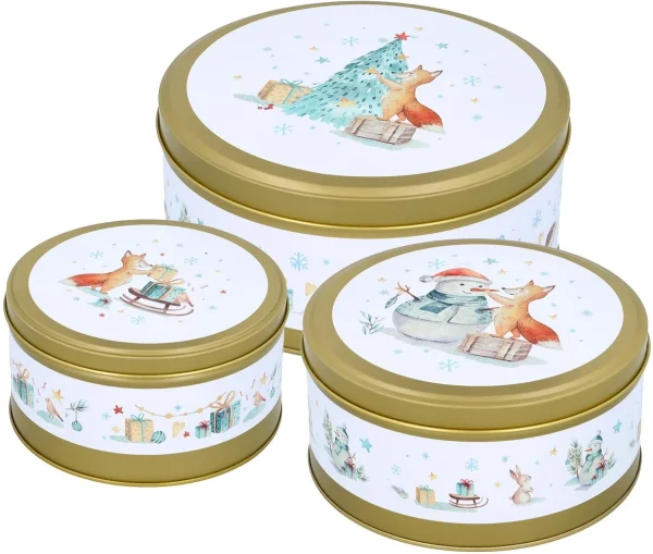 Birkmann Gebäckdosen-Set Fox And Friends, 3-teilig 1