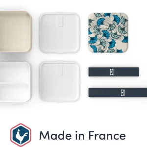 Monbento MB Square Bento-Box Graphic Blue Wax 7