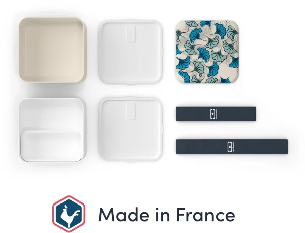 Monbento MB Square Bento-Box Graphic Blue Wax 3