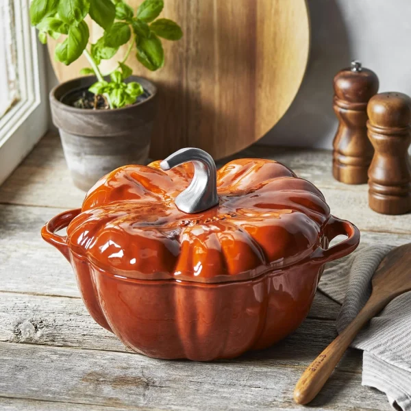 Staub Kürbis Cocotte In Zimt Mit Edelstahl-Knauf 3