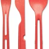 Koziol Besteck-Set KLIKK, 3-tlg. In Coral 28