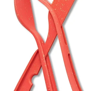 Koziol Besteck-Set KLIKK, 3-tlg. In Coral 12