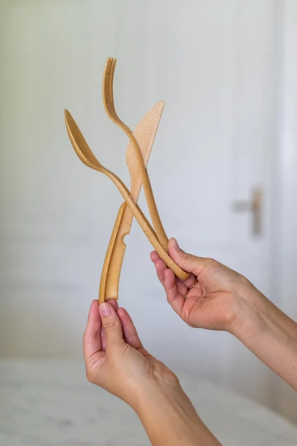 Koziol Besteck-Set KLIKK, 3-tlg. In Wood 6