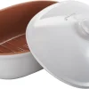 Römertopf Brot-Frischetopf Oval MAXI, Weiß 11