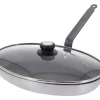 De Buyer Antihaft-Fischpfanne Choc Resto Induction Mit Glasdeckel, 36 Cm 16