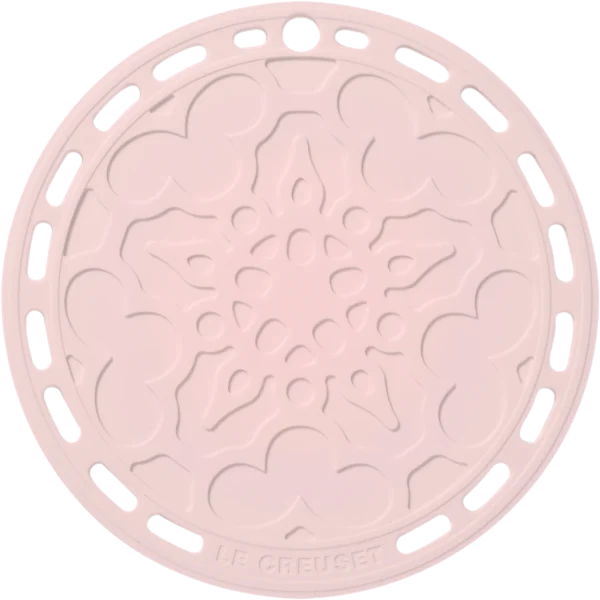 Le Creuset Silikonuntersetzer Tradition In Shell Pink 1