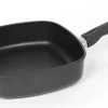 AMT Gastroguss AMT Eckpfanne Hoch Aus Aluguss Mit Stielgriff 5