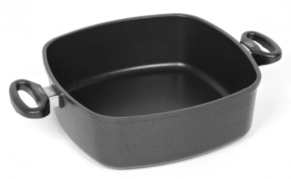 AMT Gastroguss AMT Eckpfanne Aus Aluguss Mit 2 Seitengriffen 1