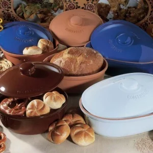 Römertopf Brot-Frischetopf Oval MAXI, Terrakotta 18